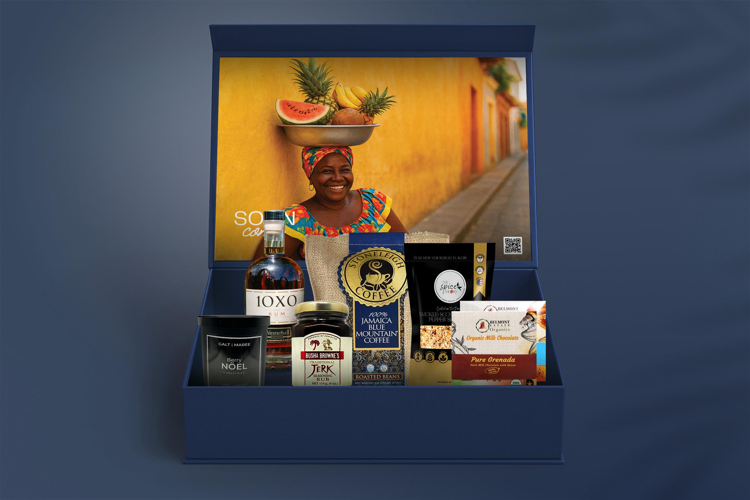 Caribbean Box - Premium Caribbean gift box with curated products